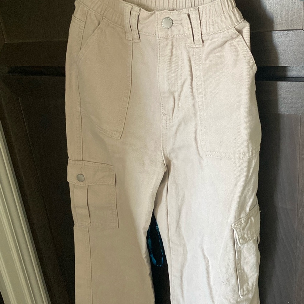 Sandy tan SHEIN baggy cargos
